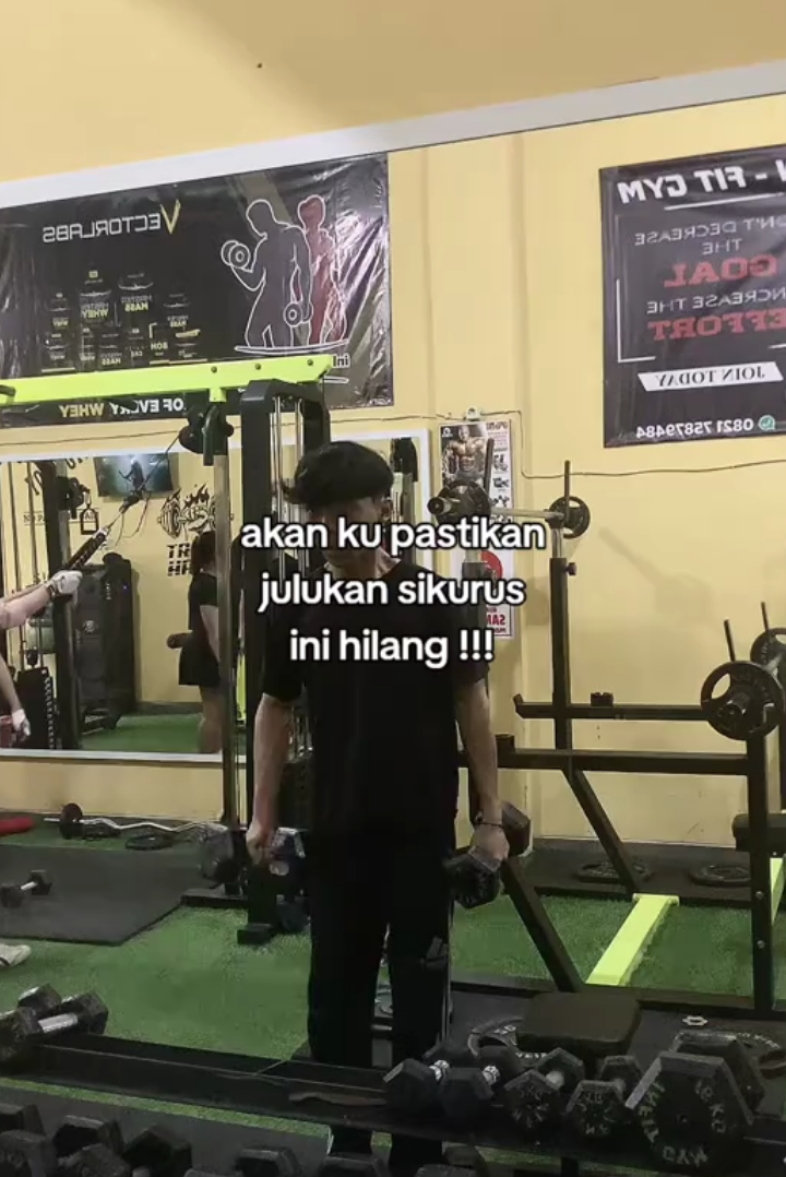 konsisten dari tahun ini sampe tahun selanjutnya🔥🌪️#gym #gymmotivation 