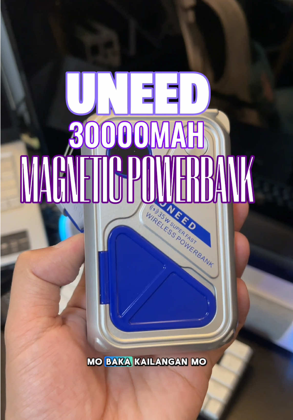 The Best Powerbank so far na nakita ko👍 Uneed 30000mah Magnetic Powerbank #uneedpowerbank #uneed #magsafe #magneticpowerbank #powerbank #powerbank30000mah #powerbankrecommendations #powerbankoriginal #phoneaccessories #techreview #markdmart 
