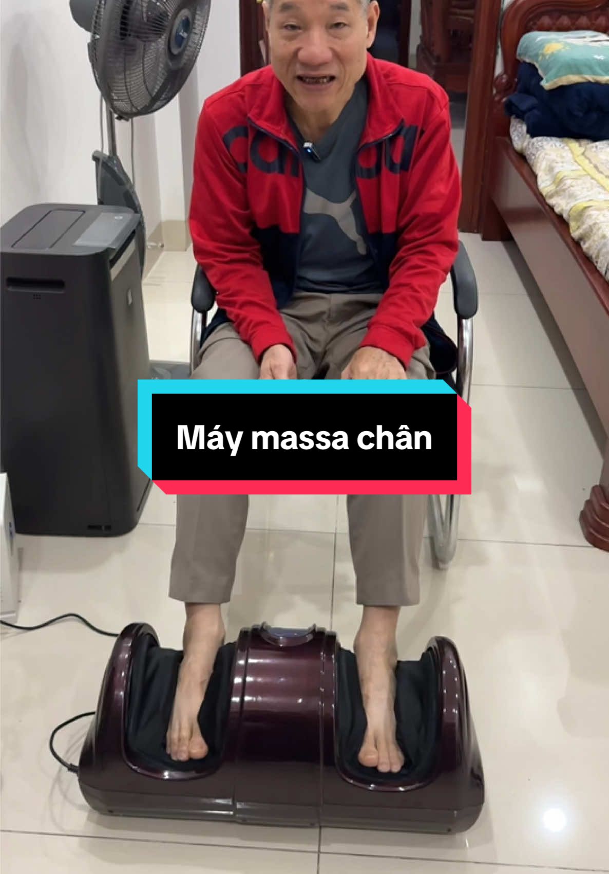 Máy masger chân có điều chỉnh máy massage chân #thinhhanh #xuhuong #maymassage 