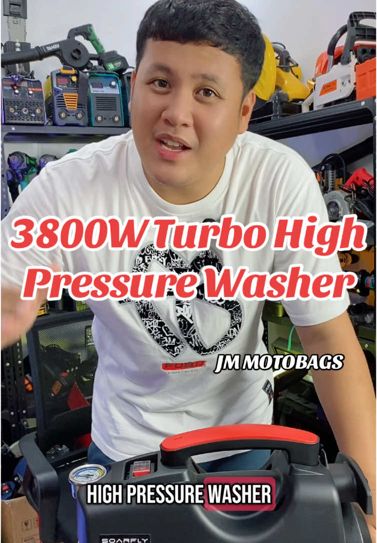 3800W Turbo High Pressure Washer Good Quality💯✅ #pressurewashing #carwash 