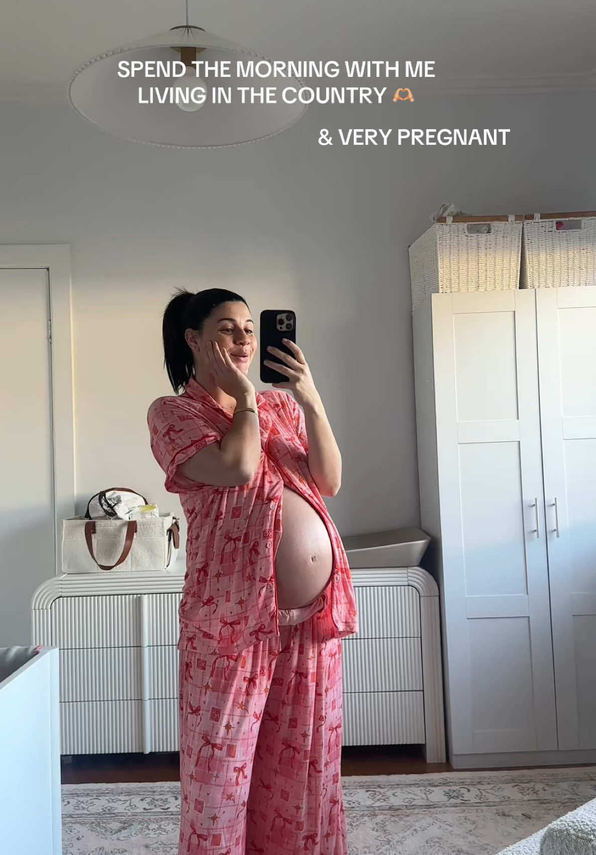 Trying not to wish these last moments away with the bump but also can’t wait to meet our little girl 🎀🫶🏼 Let’s run some errands…  #diml #thirdtrimester #pregnancylife #groceryhaul #WeekendVibes #38weekspregnant #pregnancyproblems #dailyvlogs