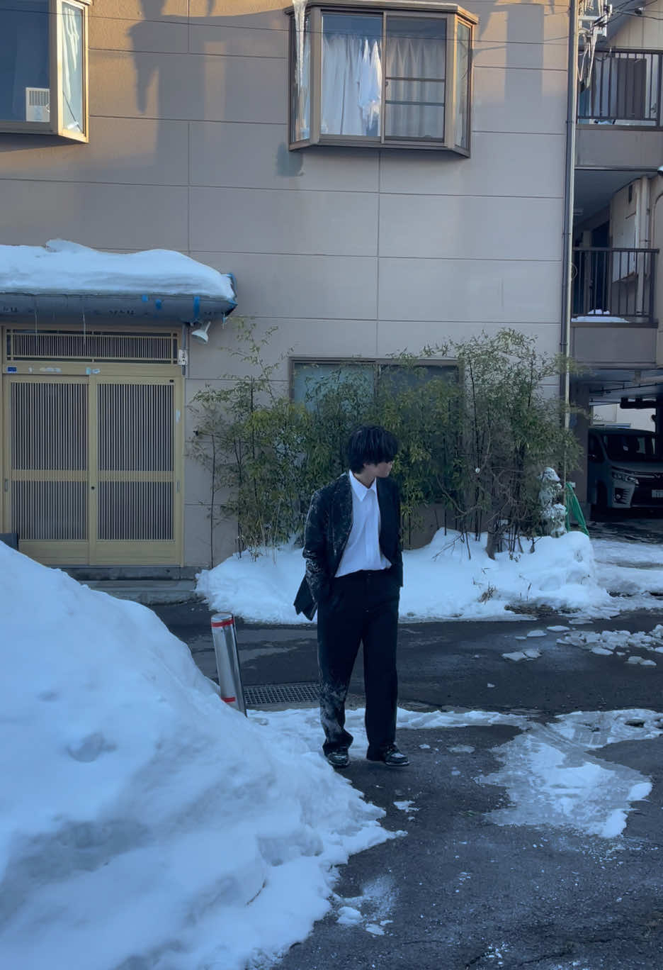 雪には注意。#転けるために立ち上がる #草津 