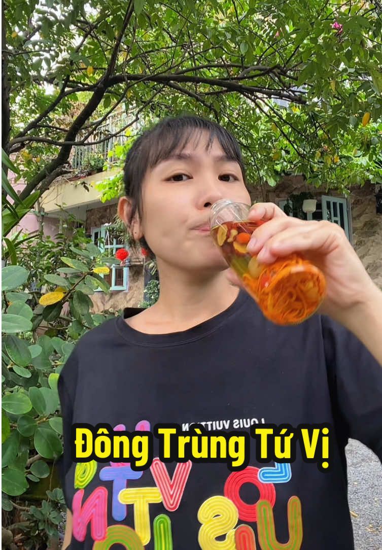 Trà Đông Trùng Tứ vị  #review #drink  #honghariviu  #tea  #tradongtrungtuvi  #trathaomoc #tiemtraannhien 