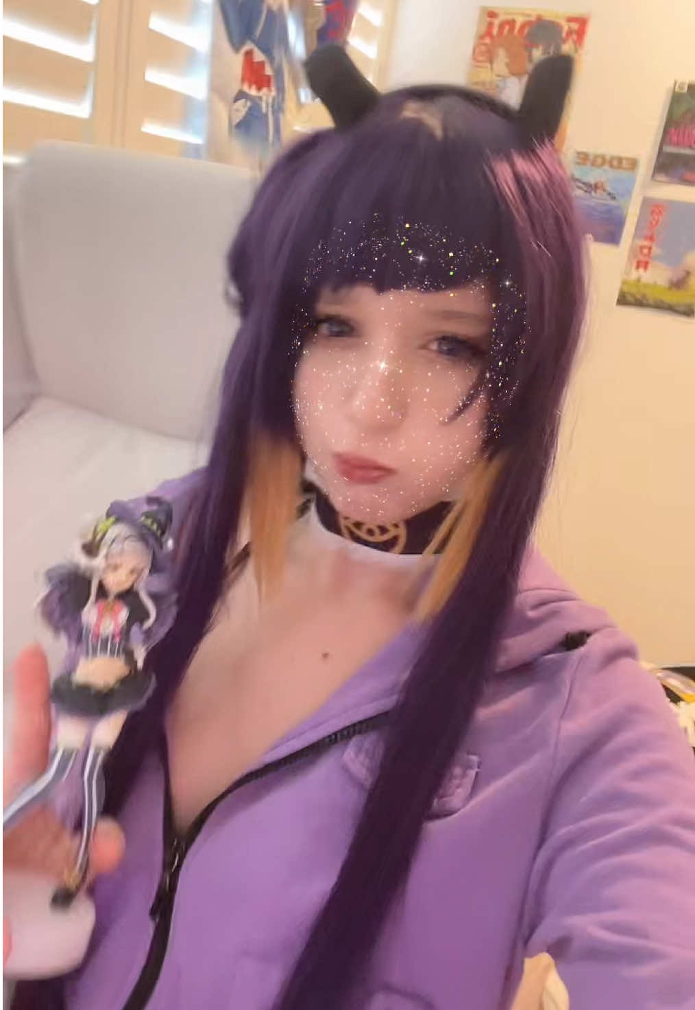 I love ina i needa cosplay shion next OK!!! Still woking on here hair peice 👊🏻 #hololive #ina #ninomaeinais #cosplay 