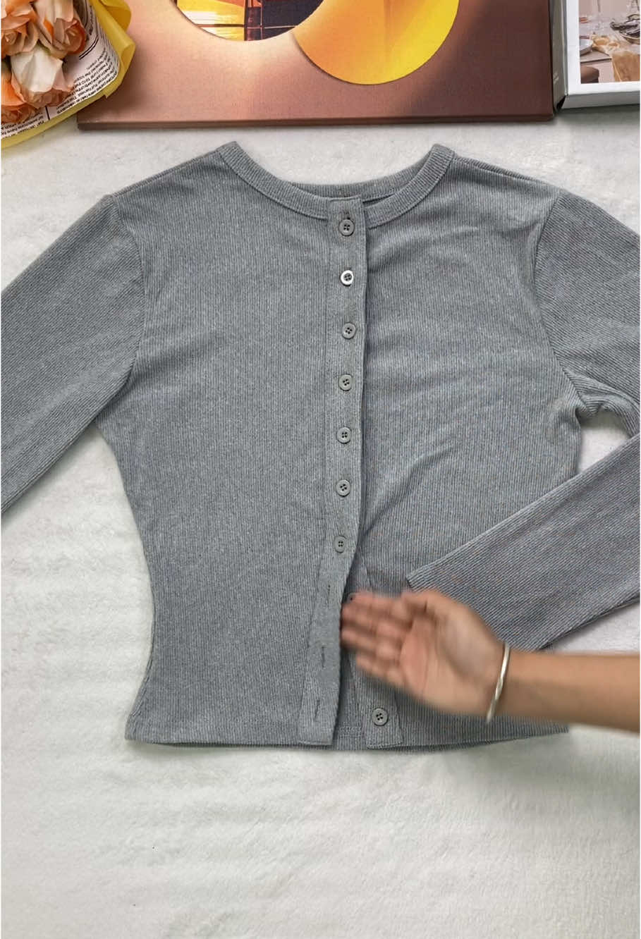 Women's round neck, pinch waist, long sleeves and button waist cardigan, comfortable, affordable and fashionable! #ribbedtop #vest #ribbed #roundneck #longsleeve  #creatorsearchinsights #cardigan #sweater #sweaterweather #buttonup #winter #winteroutfit #winterfashion #tiktokshopmademebuvit #winterfit #2025inspo #beauty #fypage #tiktokshop #fallfreshness #falloutfits #tiktokshopblackfriday #blackfriday #blackfridaydeals #womenfashion #girlsoutfits #casualwear #dailywear #springoutfit #springfashion #dailywear #dailycasualoutfits #girl #women #girlclothes #comfy #soft #casualoutfits #outfits #OOTD #giftideas #comfyclothes #fyp #Foryou #sale #giftofcomfort #comfyliving #comfyandcozy #NewYearNewAura #fashionlookbook #ValentinesDaySpecials #birthdaygift #ValentinesDay #romantictheme #tiktokshoplastchance #tiktokshopjumpstartsale #tiktokshoploveatfirstfind #spotlightfinds 