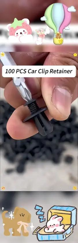 100 PCS Car Clip Retainer Auto Fasteners Push Trim Bumper Plastic Rivets Clips Kit With Rivet Remover Push Pin Set Door Trim Panel Fender Clips. Definitely a must to keep with thetools. Get it to make your life easier   #spotlight   #fyp  #advice #honda #carguy #jdm #DI#mechanics #tools #toyota #ford#Pushpin #retainerclip #mechanicsoftiktok  #bomper #bomperflojo #losclisp #carros #auto #clipsbarato #herramientas #productodetiktok #viral #parati #fyp #fyt #foryout  #TikTokShopLoveAtFirstFind  #spotlightfinds 