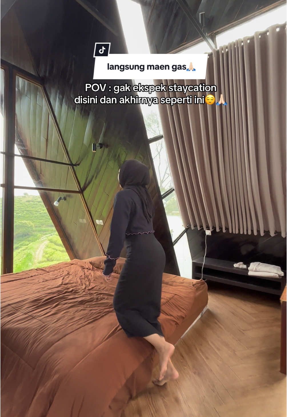 gak ekspek ujungnya bakal begini🙏🏻 @Nimo Tea Resort  #staycation #nimotearesort #pangalengan #pangalenganbandung #nimohighland #nimoeye #penginapan #villa #hotel 