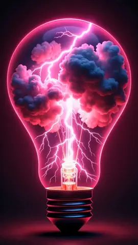 Live wallpaper electric bulb with glowing lighting #bulb #lightning #tiktokforyou #amazing 