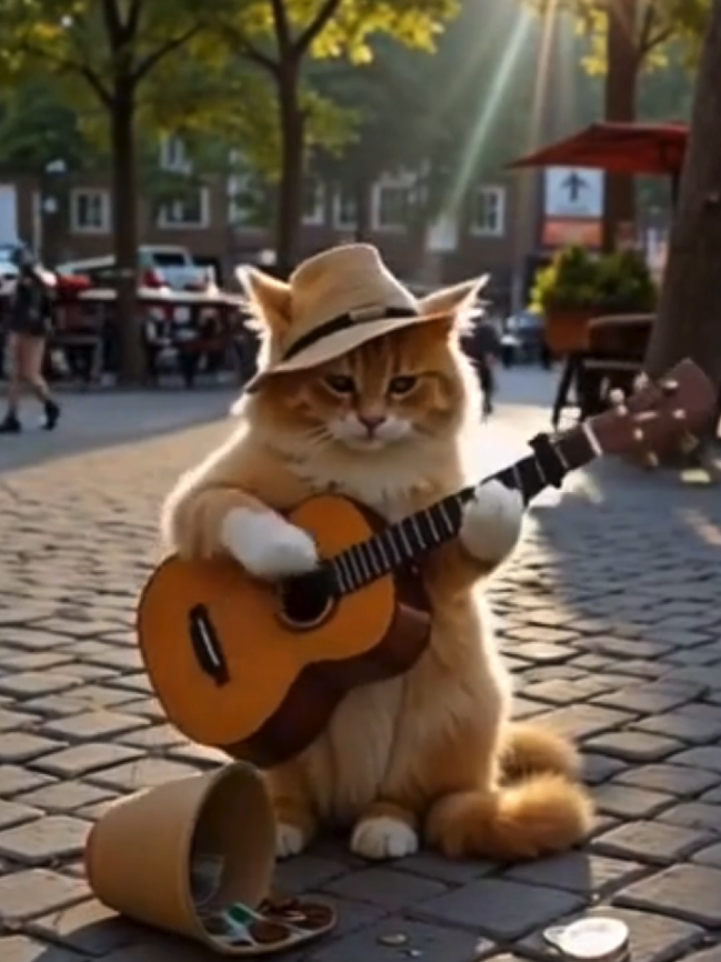 🎸😺🐈 #videoviral #gatinho #foryoupage #gatinhosfofos #catlovers #gatosdetiktok #violao #musica 