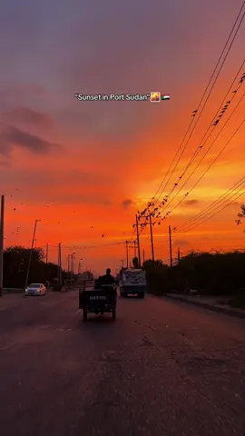 الغروب في بورتسودان 🌇🤍 #بورتسودان #السودان 