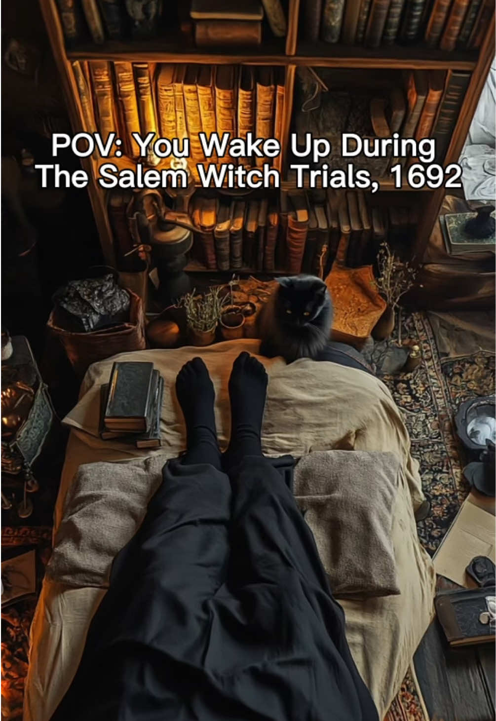 POV: You wake up during the Salem Witch Trials in 1692 #history #historytok #ai #salemwitchtrials 