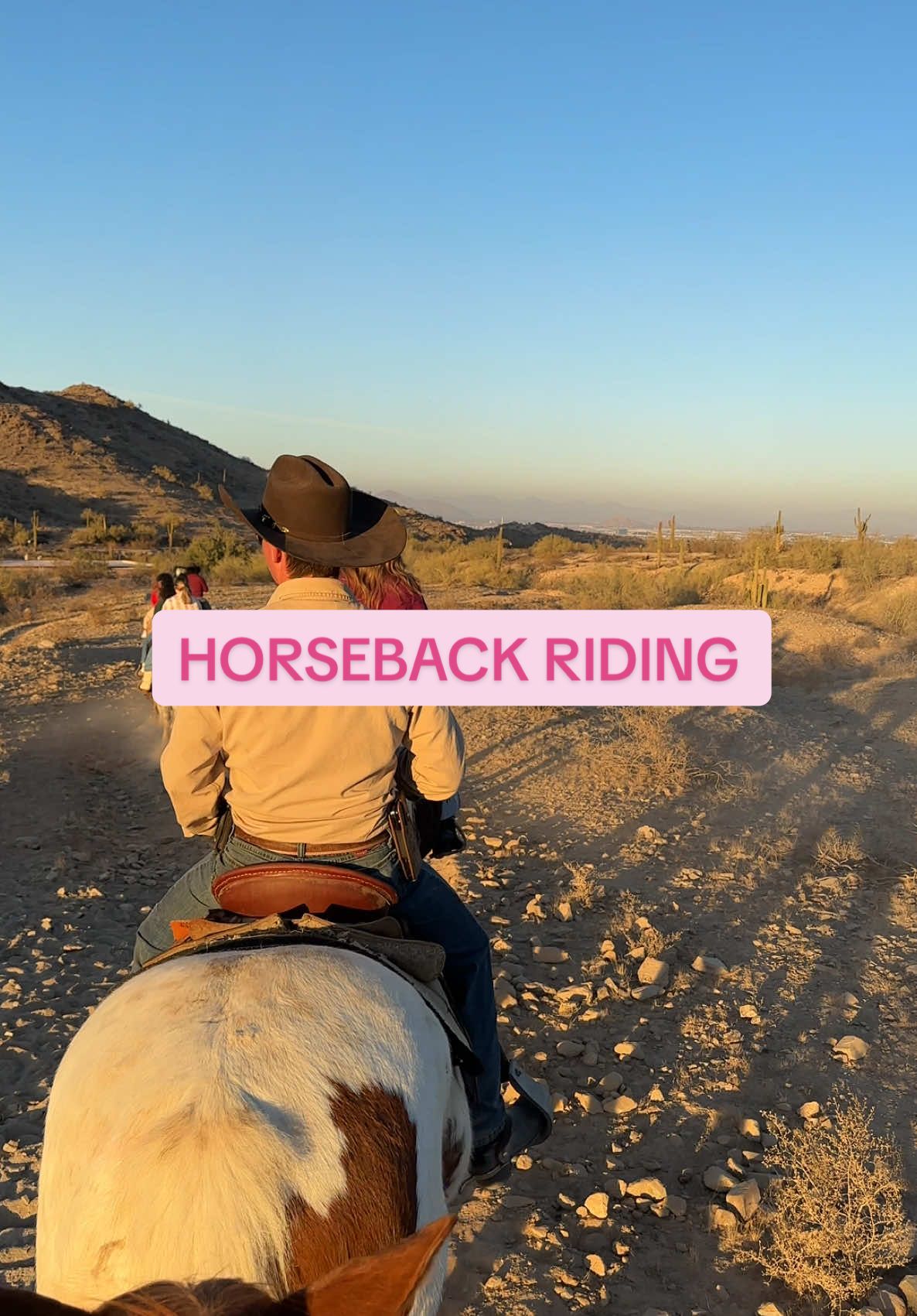 Such a fun experience 10/10 recommend!! #horsebackriding #horses #arizona #desert 