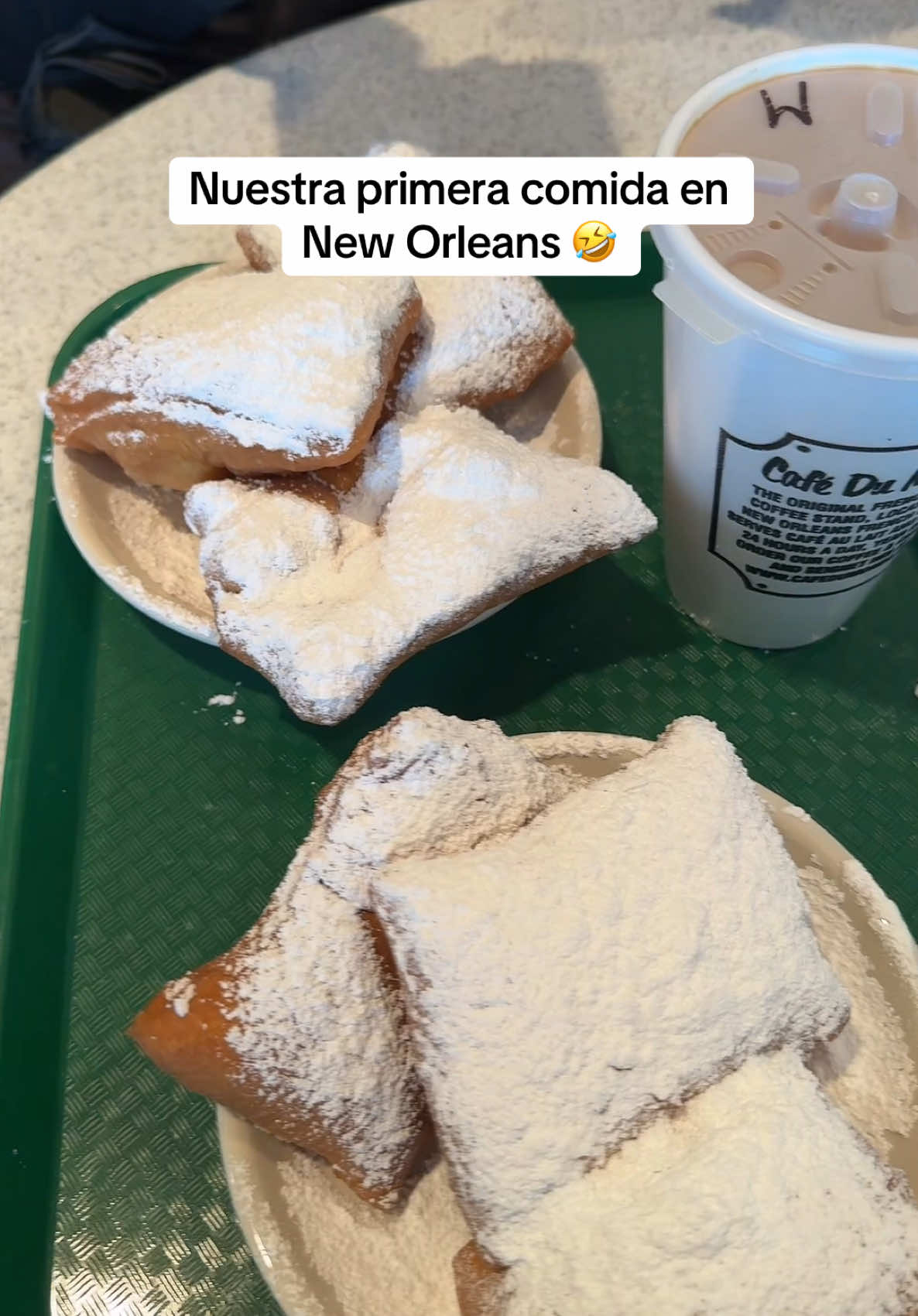 Fuimos a un mall en New Orleans a probar Beignets.  #travelwithme #viajaconmigo #vlogenespañol #boricua #latinacreator #neworleans #nuevaorleans 