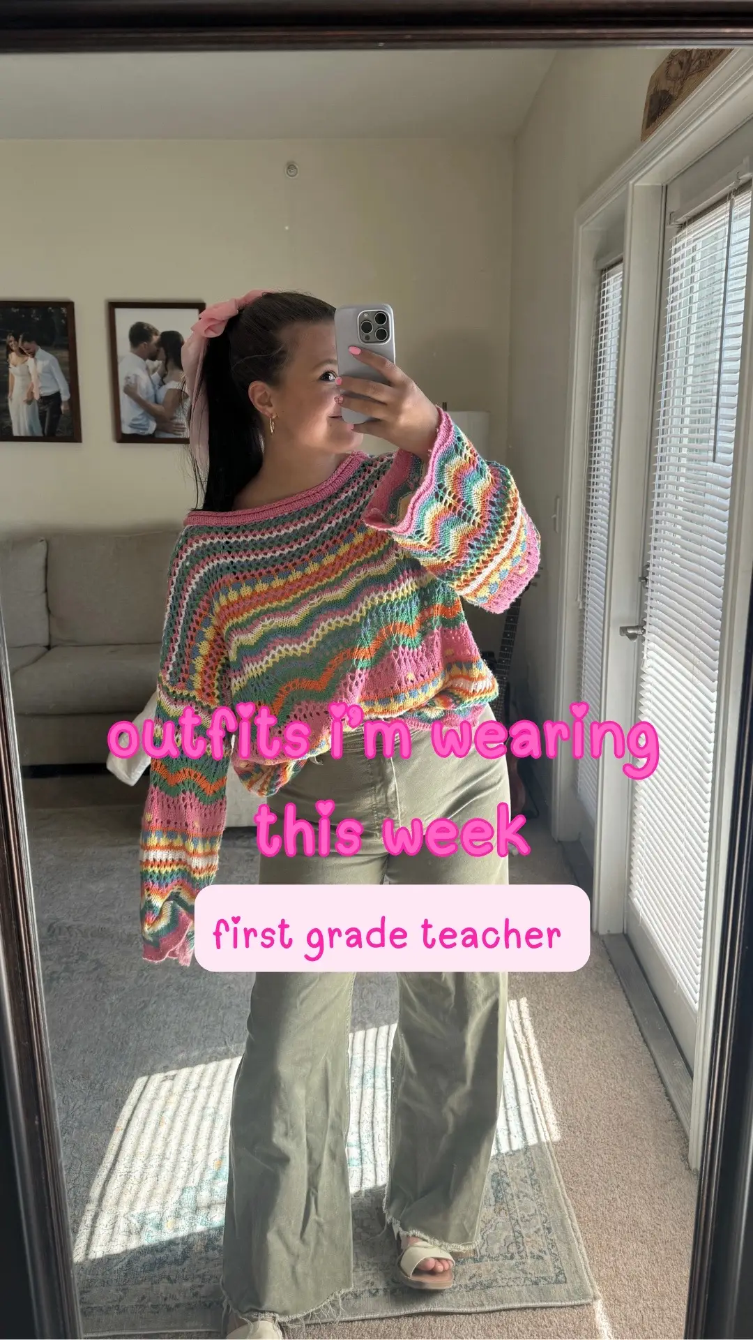 it’s finally going to be warm this week, so I can’t wait to add a little more color into my teacher outfits this week! 🩷 #teacher #teachersoftiktok #teacheroutfit #teacheroutfitcheck #teacheroutfitideas #OutfitsOfTheWeek #firstgradeteacher 