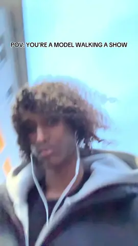 Walking for the biggest fashion school in the world 😳😳 #fyp #foryou #voguerunway #model 