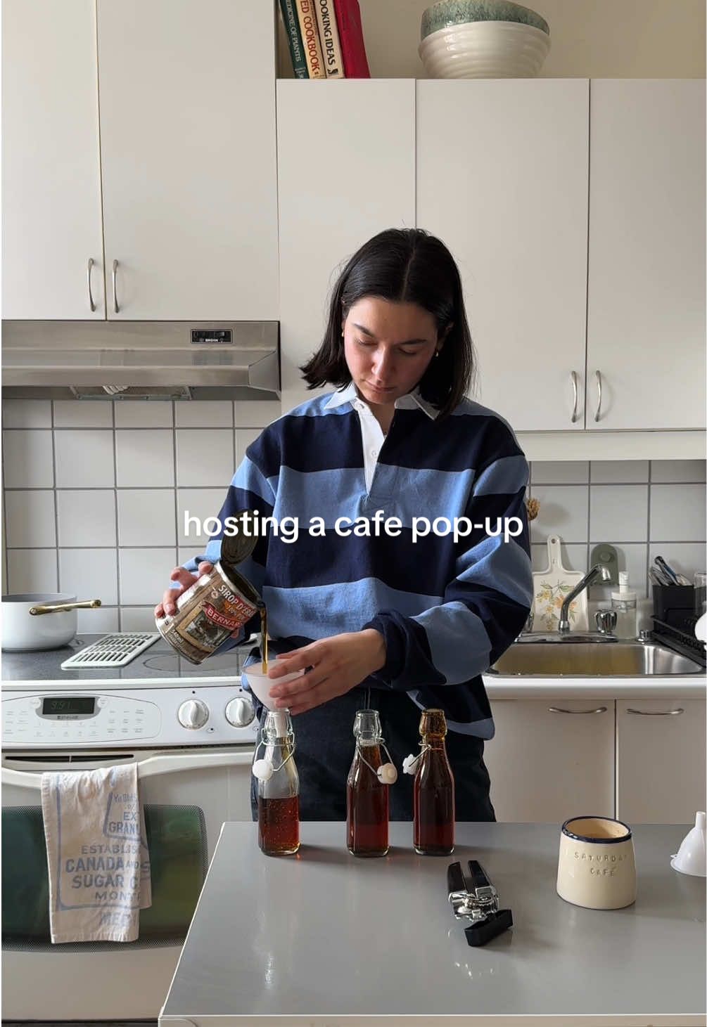 48 hrs before hosting a saturday cafe pop-up 