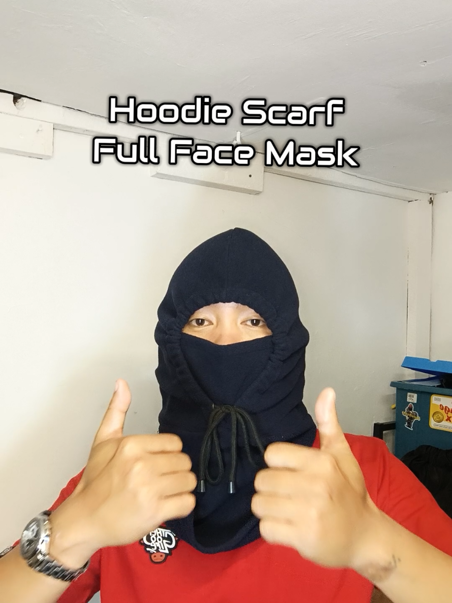 Hoodie Scarf panlaban sa sikat nang araw 🤗 #bandana #balaclava #tubemask #fullfacemask #skimask #facemask #turban #mask 