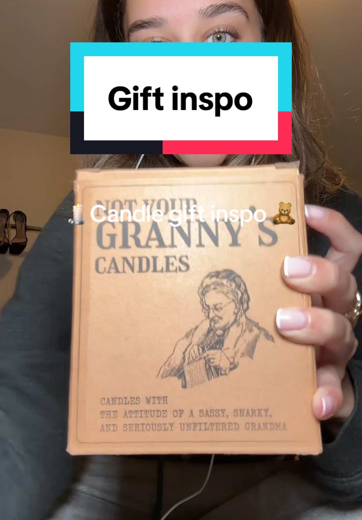 #Inverted my mom liked it. Mission success 😼  @Sleazy Greetings #giftideas #candle #tiktokshop 