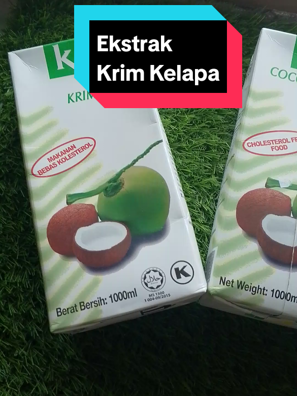Santan Segera ( Ekstrak Krim Kelapa) #santansegera#bebaskolestrol  #bebaslemak 