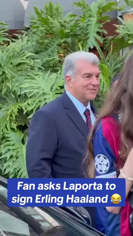 You gonna give us the money for it? 😂 #joanlaporta #laporta #erlinghaaland #haaland #fcb #barca #barcelona #funny #footymemes #soccermemes #futbol #trending #foryou #fy #4u (Via IG: alelm04_) 