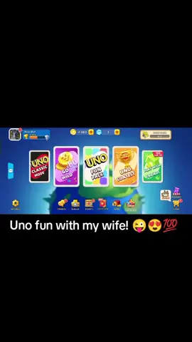 Having some fun playing Uno with my wife.@Anthoé Bell #thecomeback #Unofun 