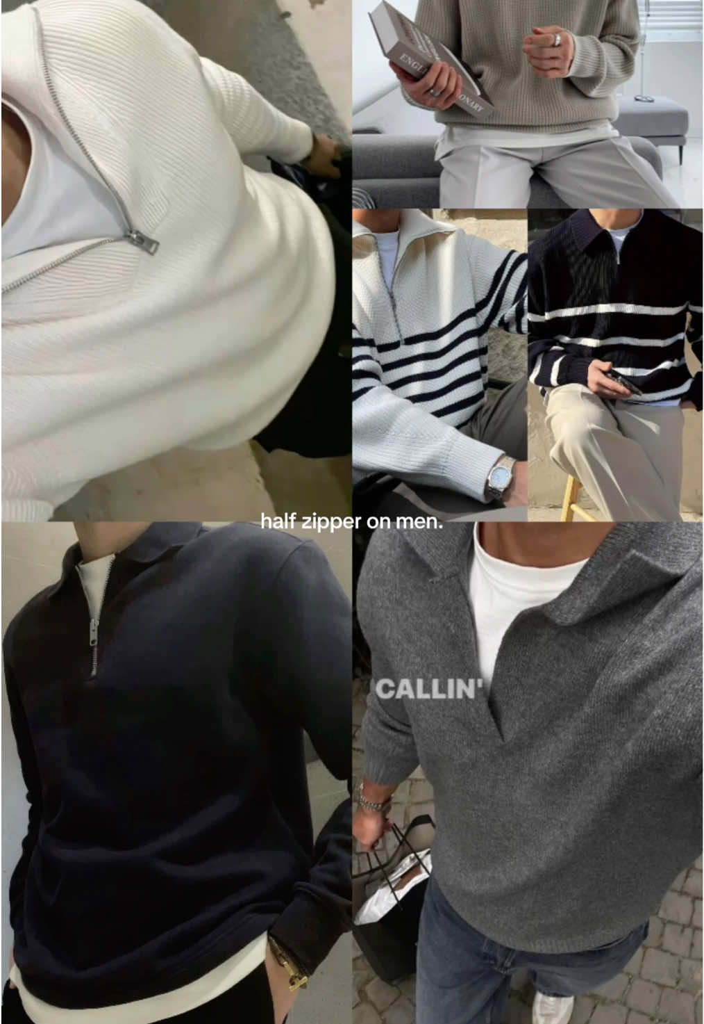 When a man wears a half zip sweatshirt >> #men #halfzip #clothes #elegant #oldmoney #style #menclothing #fyp #xybca #fyppppppppppppppppppppppp 