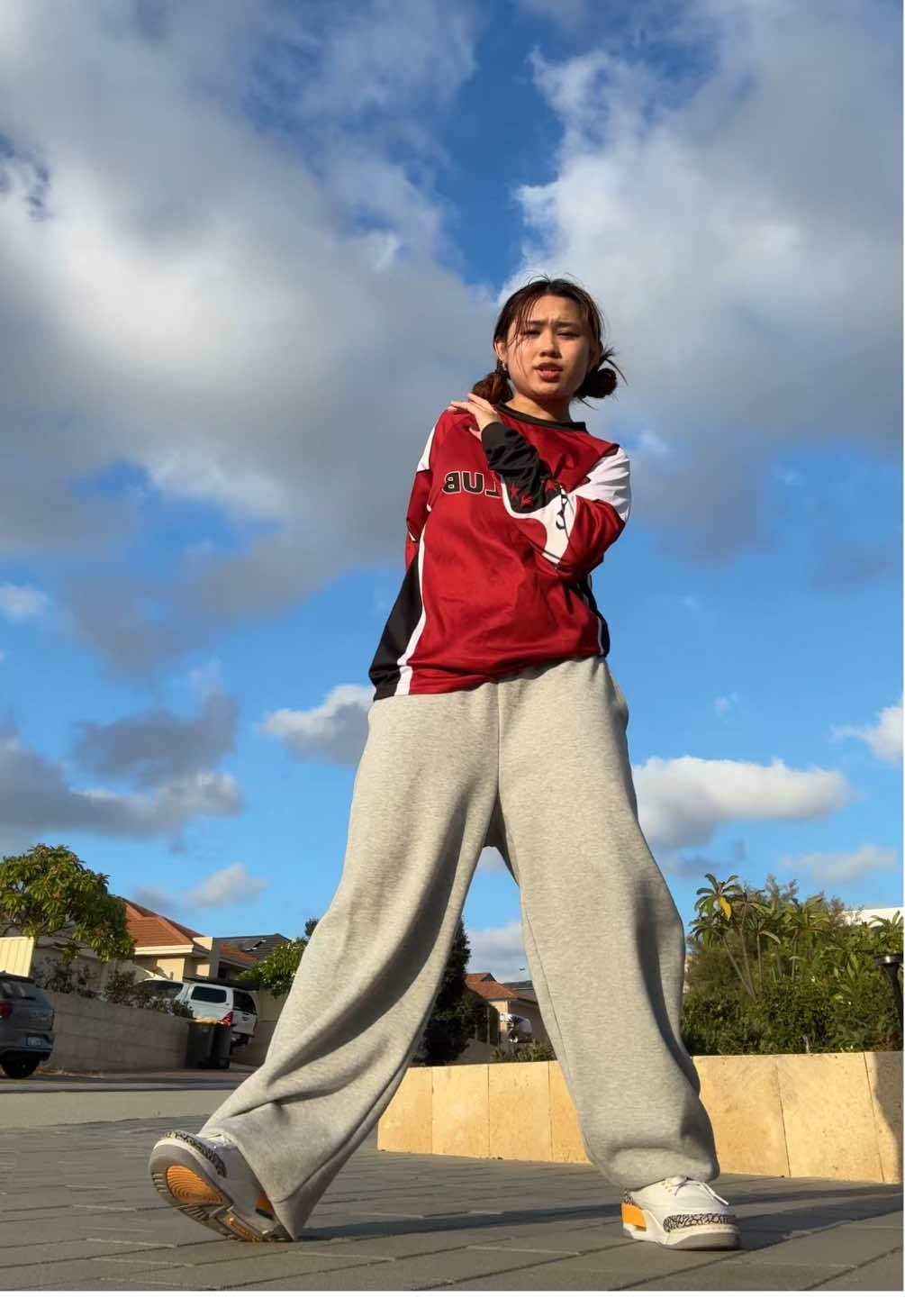 the clouds kinda messed it up loll (dc the 🐐 @austin ) #dance 