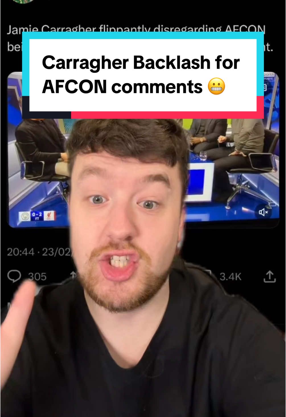 Carragher Backlash for AFCON comments 😬 #afcon #mosalah #salah #liverpoolfc #lfc #ballondor #carragher #rorytalksfootball 