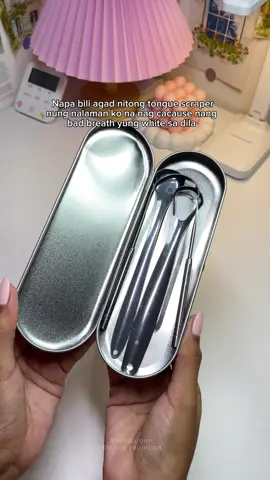 Level up your oral hygiene by adding tounge scraper on your routine ##toungescraper##oralhygiene##toungecleaner##fyp##trend##foryou##fyppppppppppppppppppppppp