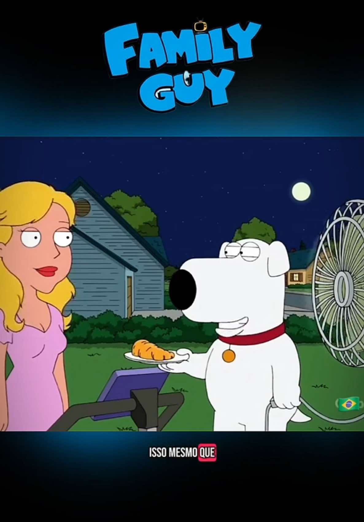 BRAYAN MENTIA PARA SUA NAMORADA CEGA 🤡 #familyguy #serie #petergriffin #guagmire #fyp 