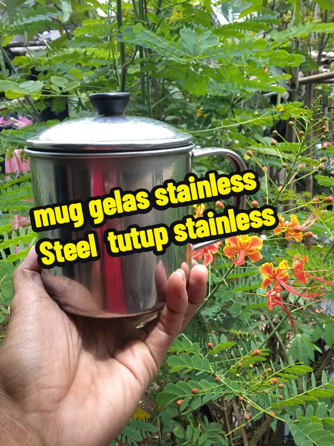 gelas mug stanless steel tutup stainless #gelas #gelasmug #contang #mugstanlees #megaguncang1212 #cuantanpabatas #Ahmadbaharudin 