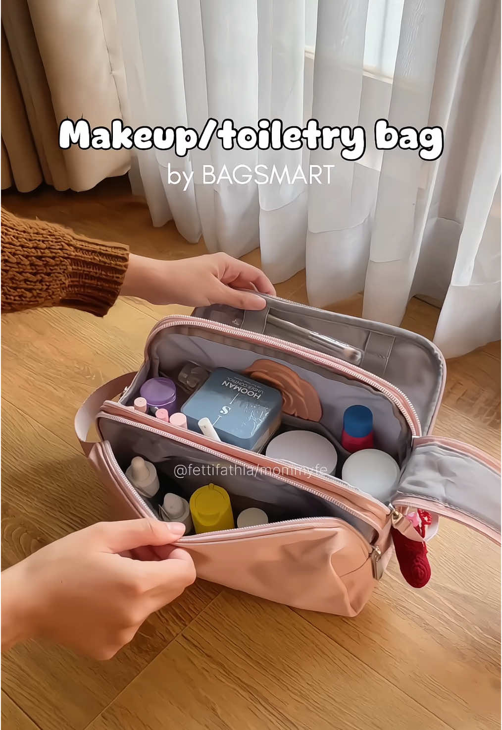 Worth it banget, super kepake buat aku yang sering keluar kota dan paling males klo skincare dan makeup berantakan 😁 #bagsmart #makeupbag #pouchmakeup #toiletrybag #tasmakeup #tastravel #tempatmakeup #tempatskincare 