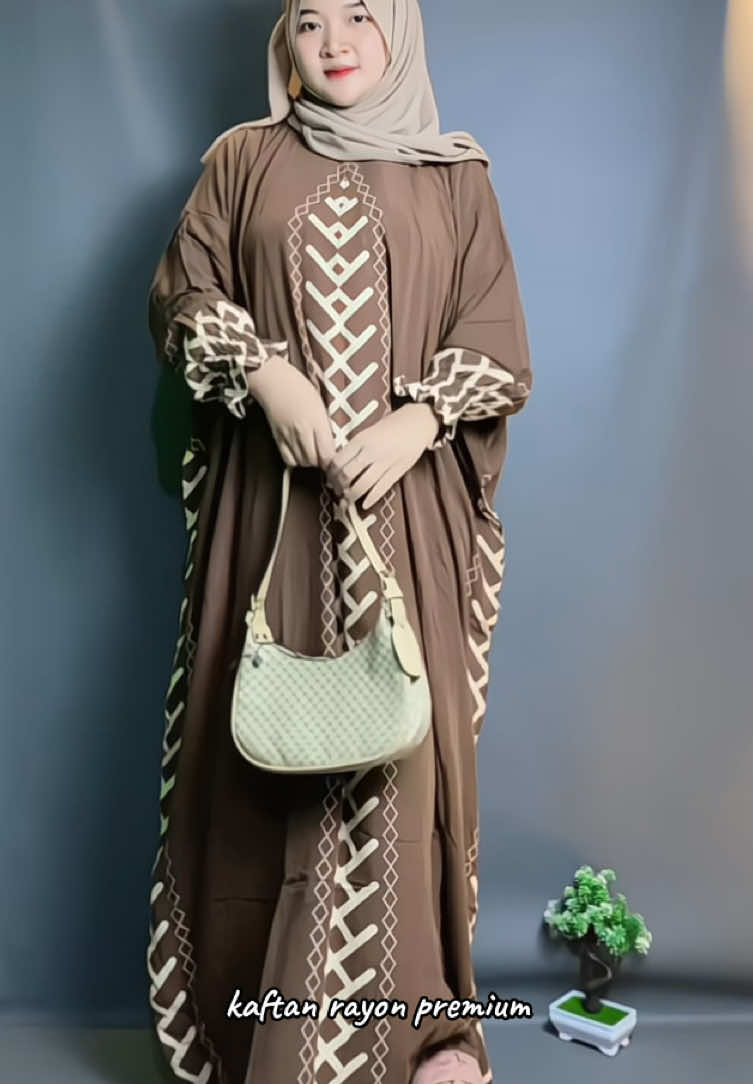 Kaftan Soleha Jumbo rayon premium✨ #kaftanrayon #dasterkekinian #outfitlebaran #outfitbukber #outfithijab #outfitbumil #fyp 