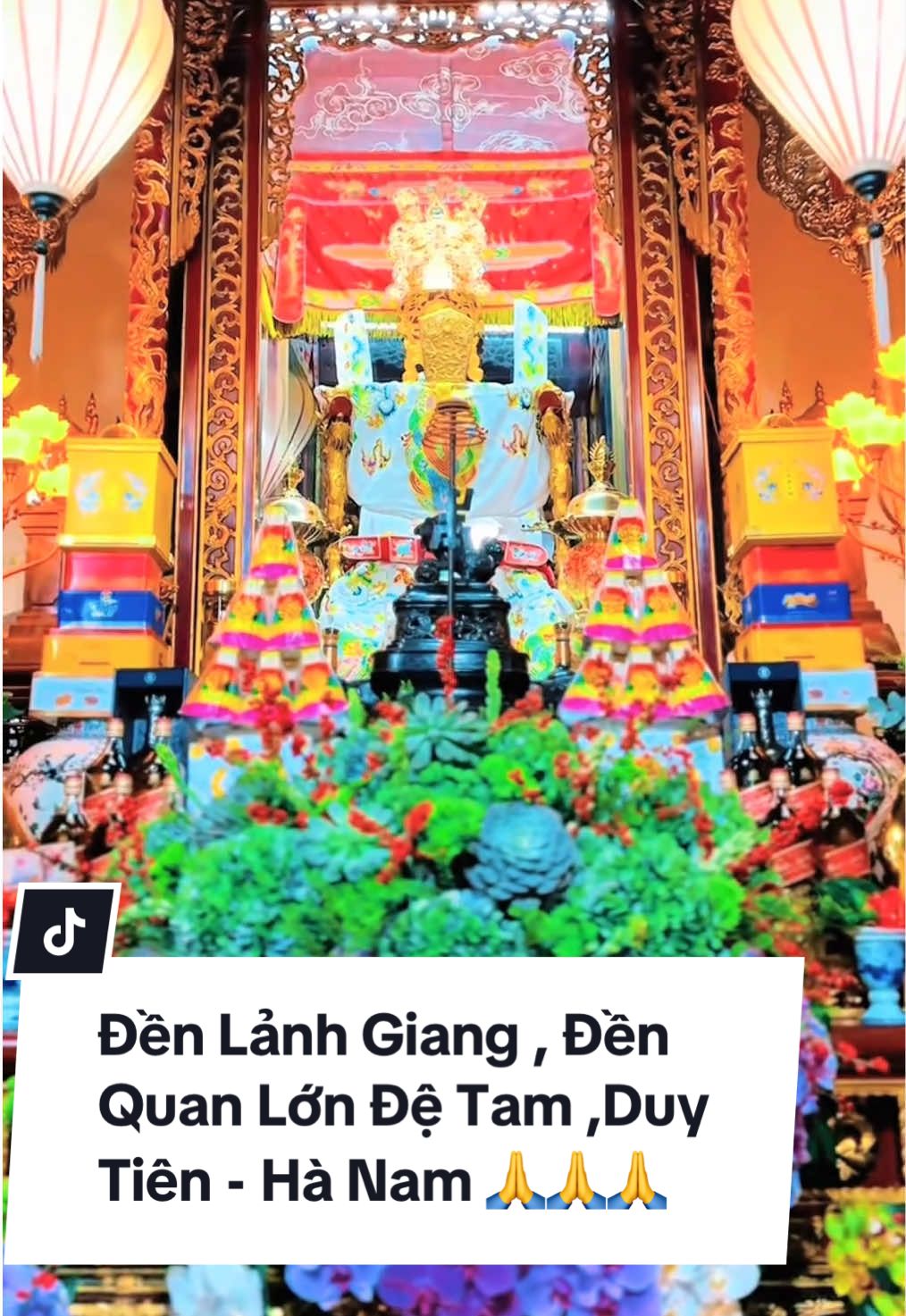 Đền Lảnh Giang , Đền Quan Lớn Đệ Tam , Duy Tiên - Quảng Nam rộng lớn và rất linh thiêng 🙏🙏🙏#codonghuyenhoi#phapphuchuyenhoi#tamlinh#tuphuvanlinh#haudong#haudongvietnam#daomau#daomauvietnam#tutap#xuhuong#xuhuongtiktok