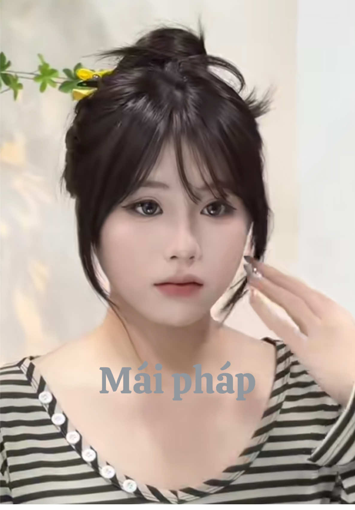 Chiếc mái pháp quốc dân nàng không nên bỏ lỡ #minhrhairquan7 #minhrhairquan7 #máipháp #tócmáiđẹp #layer #máithưavòm #duỗilayer #duỗicupphong #salontocquan7 #salonquan7 