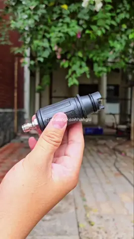 Béc xịt gắn máy rửa xe cao áp, sẵn chân cắm 1/4 có chỉnh tia (14mm), béc mỏ vịt #becxitruaxe #becmovit #tantruongkenhhangsi 