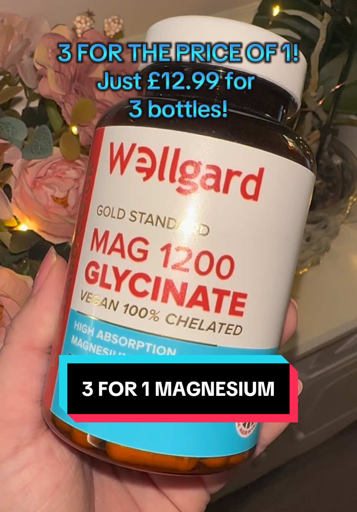 🚨 BE QUICK! 3 for the price of 1 on the Wellgard Magnesium!! #magnesium #magnesiumglycinate #wellgard #wellgardmagnesium #tiktokmademebuyit #dealdrops 
