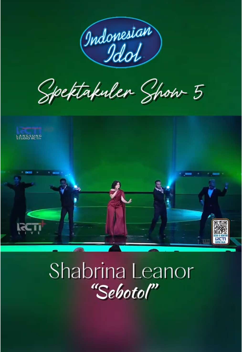 [Full Version] 3 Standing Ovations untuk @Shabrina_Leonita dengan Sebotol Minuman? Gimana menurut kalian penampilan Shabrina? Apakah sudah bikin sempoyongan? #indonesianidolXIII #spektakulershow5 