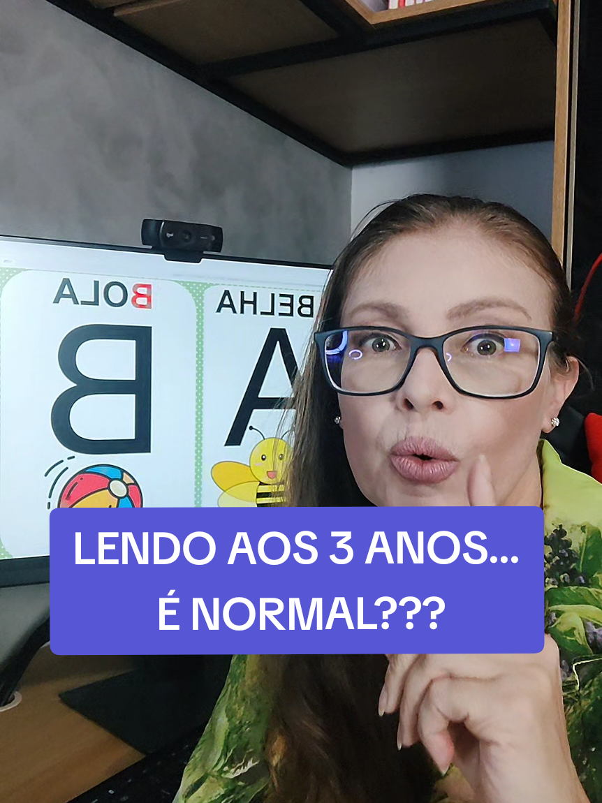 A responder a @leyllalya  👉🏼 SIGA @prof.soraiaalmeida 📷IG 🎶TKT 😲 LENDO AOS 3 ANOS... É NORMAL??? 
