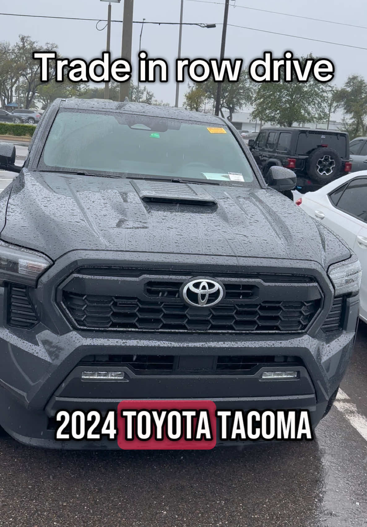 Monday trade in row “walk”. This was our first rainy Monday, so we took a drive instead. Comment “auction” if you want to see our auction row in the back as well. Enjoy! #tradein #dealershiplife #dealership #toyota #kia #mazda #lexus 