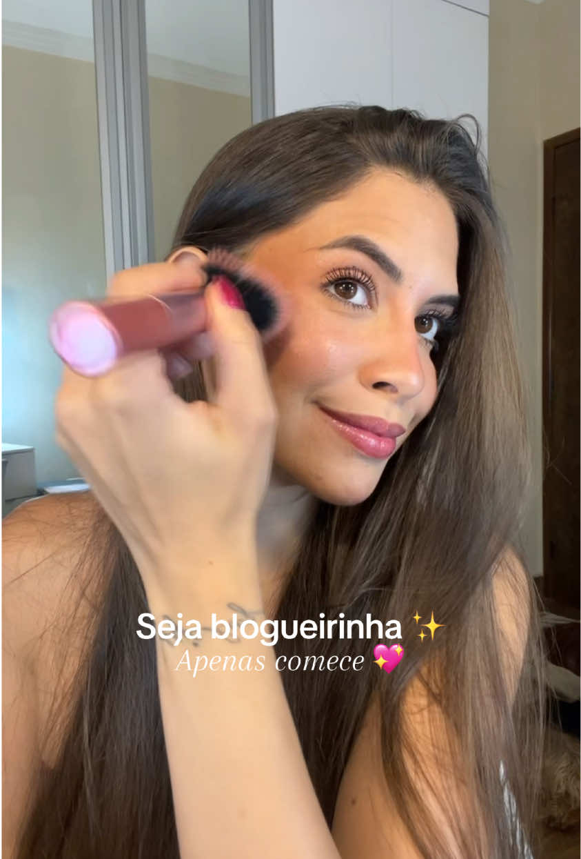 Apenas comece amiga, já deu certo 💖  #garotasapoiamgarotas #girl #blogueirinha #influencer #girlpower 