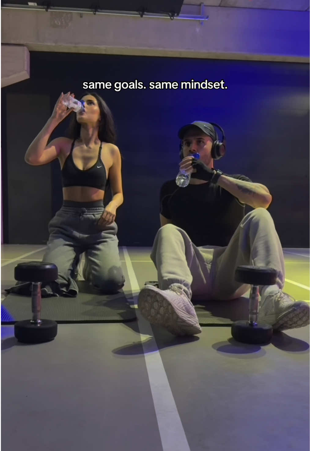 Nothing is stronger than a couple with the same goals and mindset. Having a supportive partner will change your life, it’s a “grow together” type of love 💯 #couple #couplegoals #motivation #healthylifestyle #motivationalvideo #discipline #mindset #productivity #manifest #manifestation #Fitness 