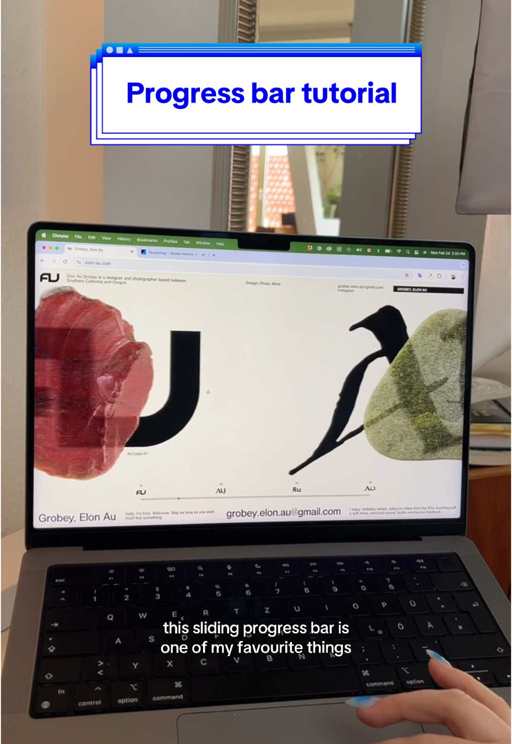 DIY progress/navigation bar 💌 #webdesign #graphicdesign #uxdesign #readymag 