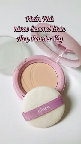 Phấn Phủ hince Second Skin Airy Powder 12g #hince #hinceVietnam #phanphu #xuhuong #viralvideo #fyp