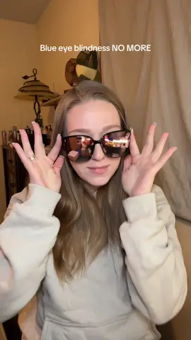 These are the only sunglasses you need! #tiktokshop #tiktokshopfinds #sunglasses #blueeyes 