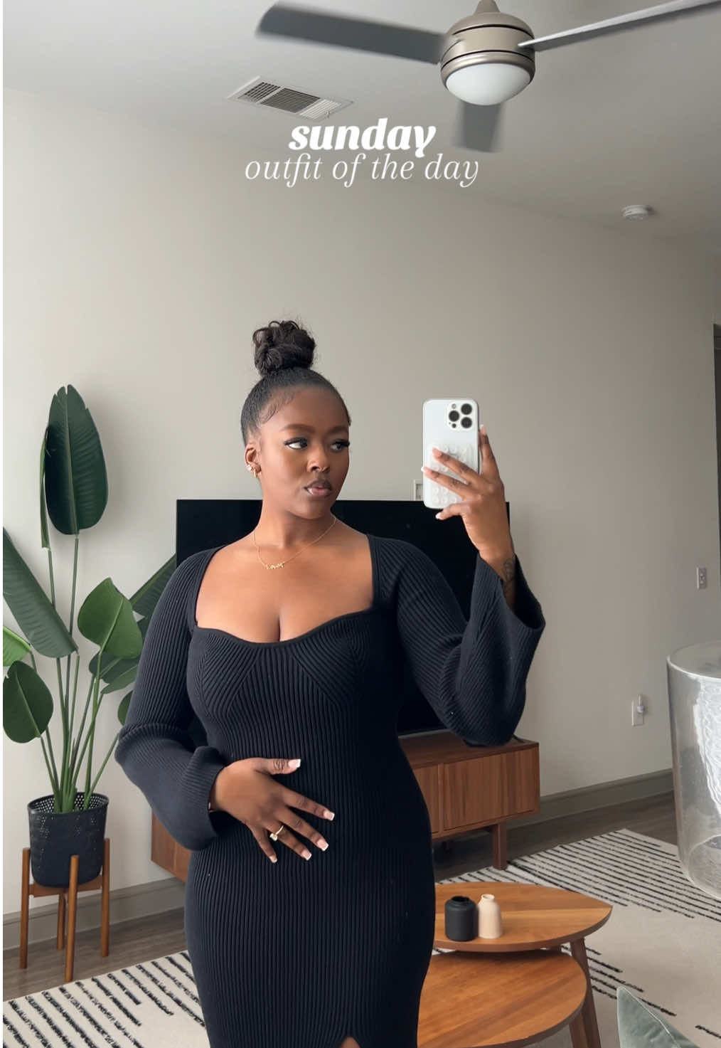 I feel like an all black dress will never do you wrong 🖤🤌🏾✨  Here’s what i wore to the symphony orchestra  dress: amazon boots: @Nordstrom Rack  #OOTD #outfitinspo #blacksweaterdress #sweaterdress #blackdress #sundayfunday #ootn 