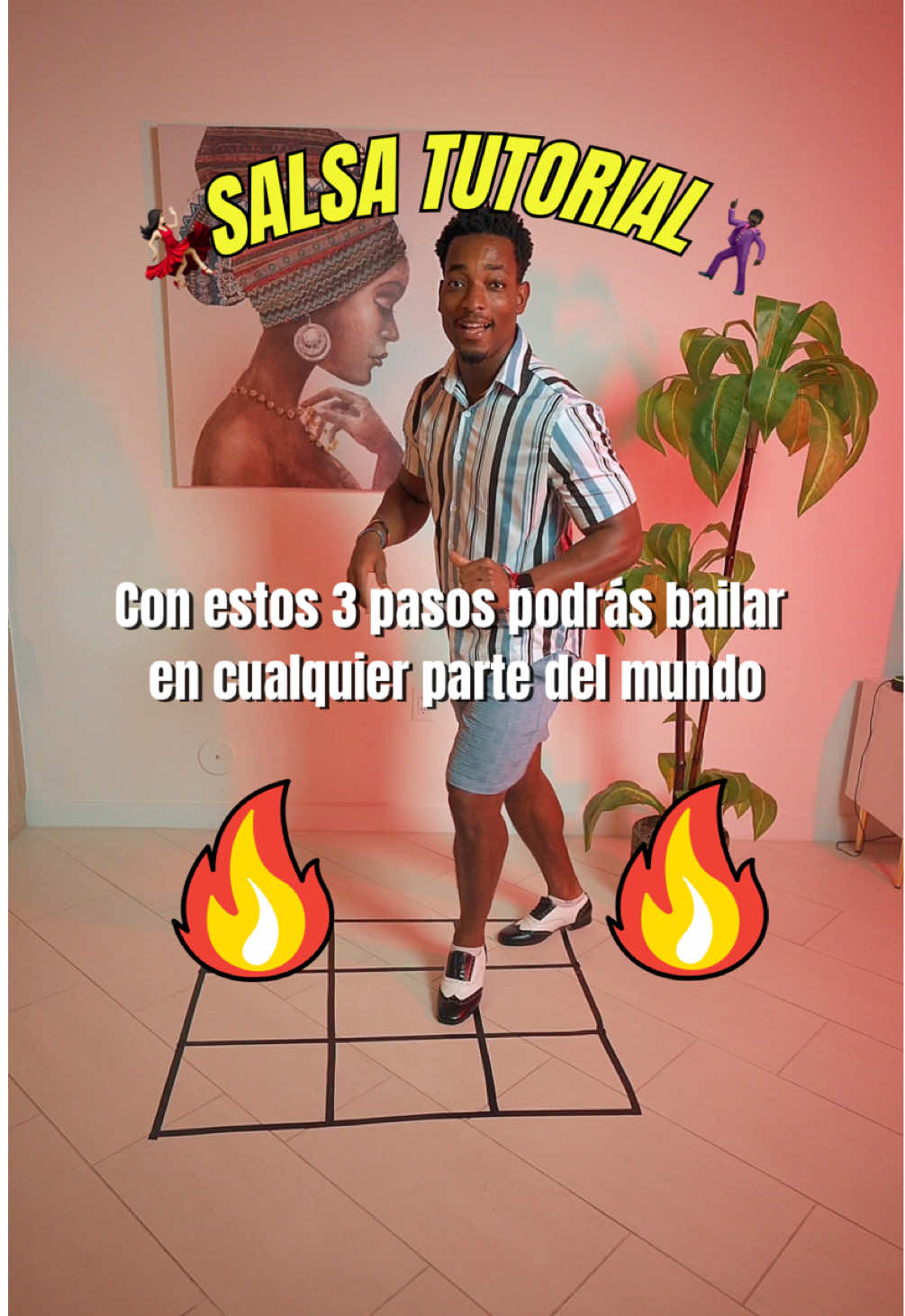 Este es el único tutorial de salsa que necesitas para poder bailar salsa en cualquier lugar del mundo.  Solo con 3 pasos y de forma fácil #creatorsearchinsights #salsasteptutorial #pasosbasicosdesalsa #pasobasico #salsa #pasosdesalsa #salsasteps #parati 