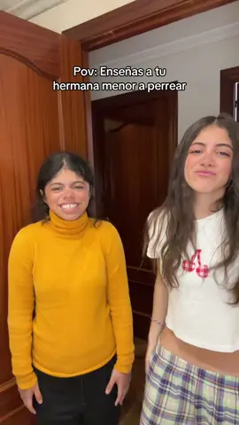 Dándolo todo mi amor jajajajaj @Ambar Contreras #perreo #hermanas #humor
