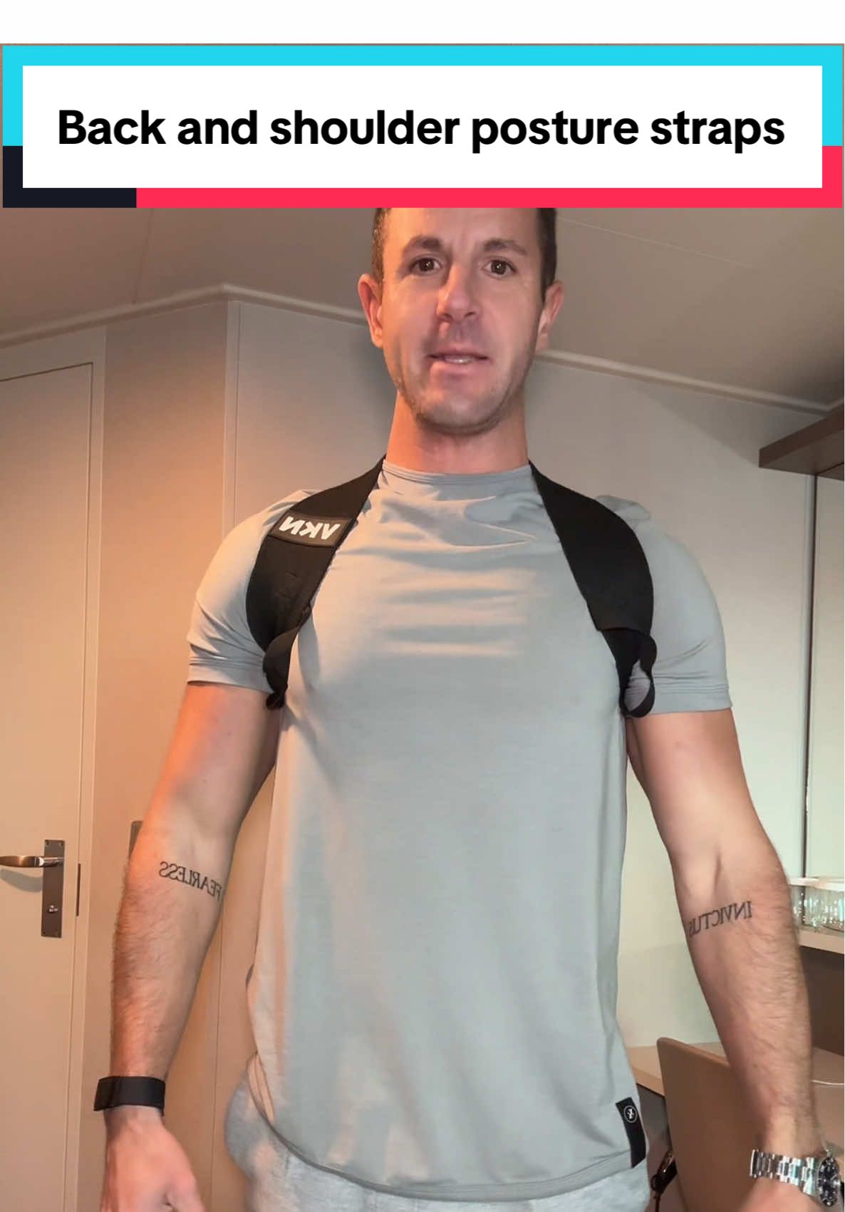 VKN Fitness training straps #trainingstraps #posturecorrection #backpain #shouldersupport 