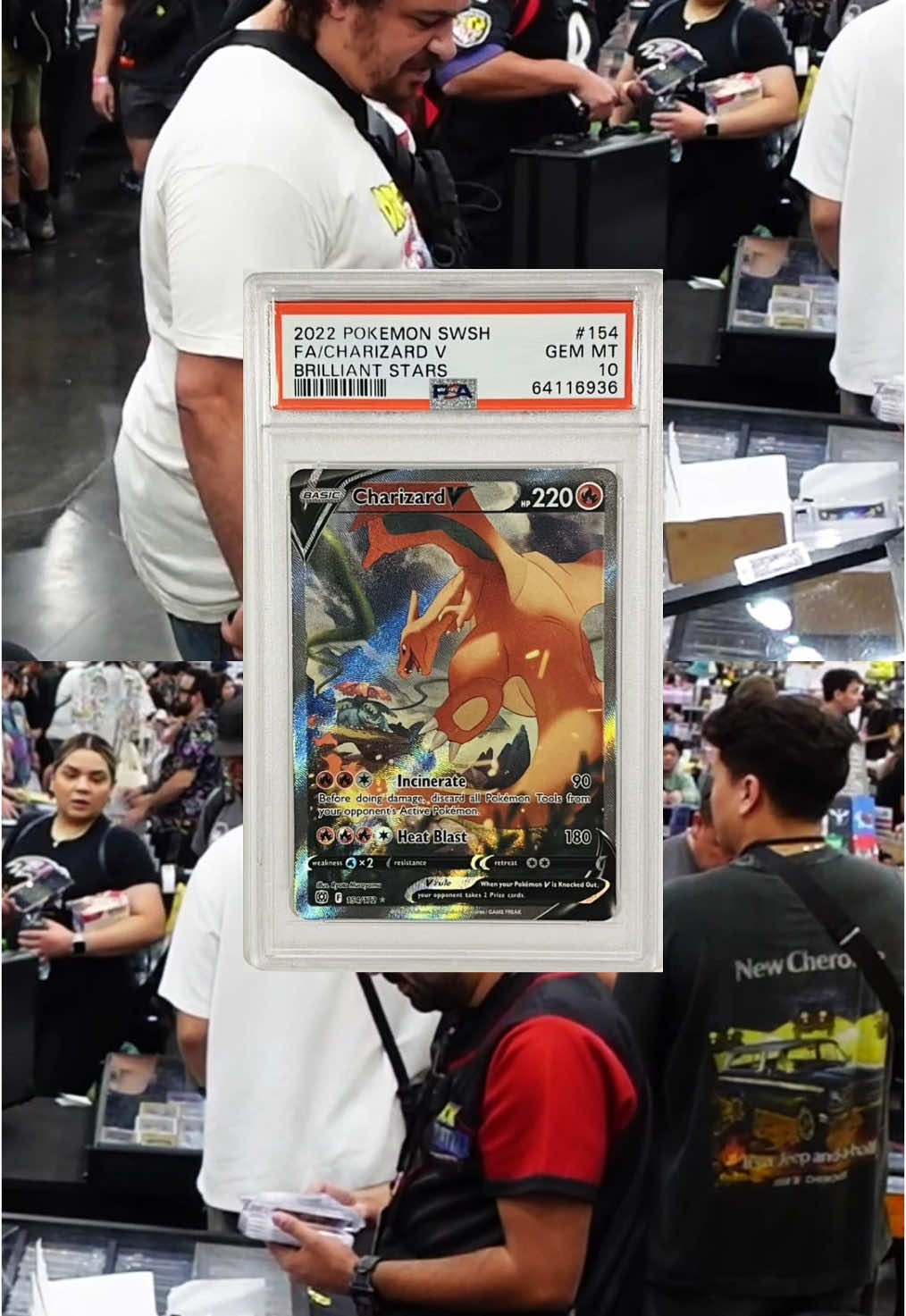 Charizard trade #collectacon #tcg #tradingcards #pokemontiktok #pokemon #pokemoncards #pokemontcg #vendorpov 